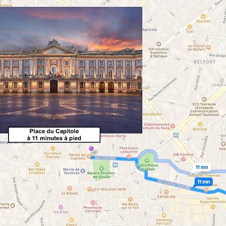 Le St Aubin - Avec Centre Apartment Toulouse